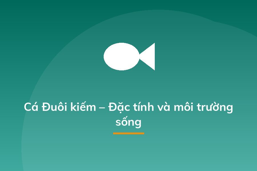 Cá Đuôi kiếm – Đặc tính và môi trường sống
